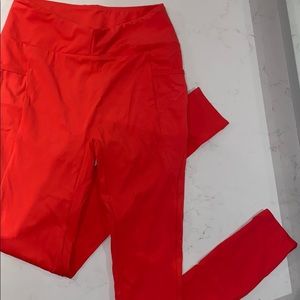 Coral Gymshark “sculpt” Leggings